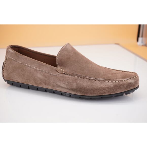 To Boot New York Quincy Grey Suede Men's Driver loafers Size 12 New $295 Moc